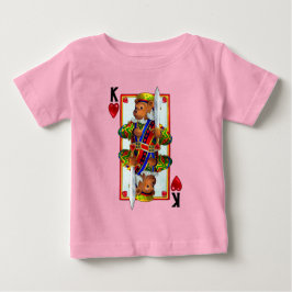 T-shirt Teddy Bear King of Hearts