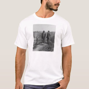 T-shirt Teddy Roosevelt e John Muir em Yosemite