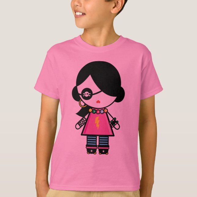 T-shirt tee mini pirata (Frente)