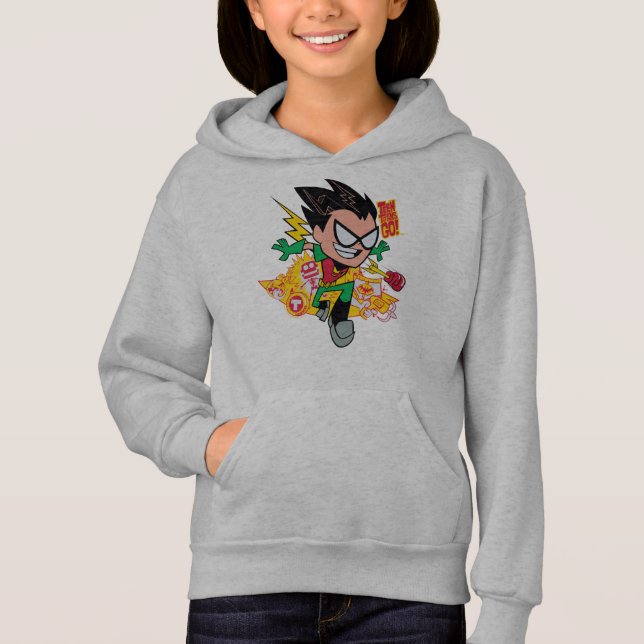 T-shirt Teen Titans Go! | Gráfico Arsenal de Robin (Frente)