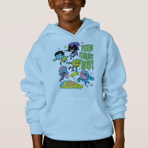 T-shirt Teen Titans Go! Gráfico de pizza da primavera de
