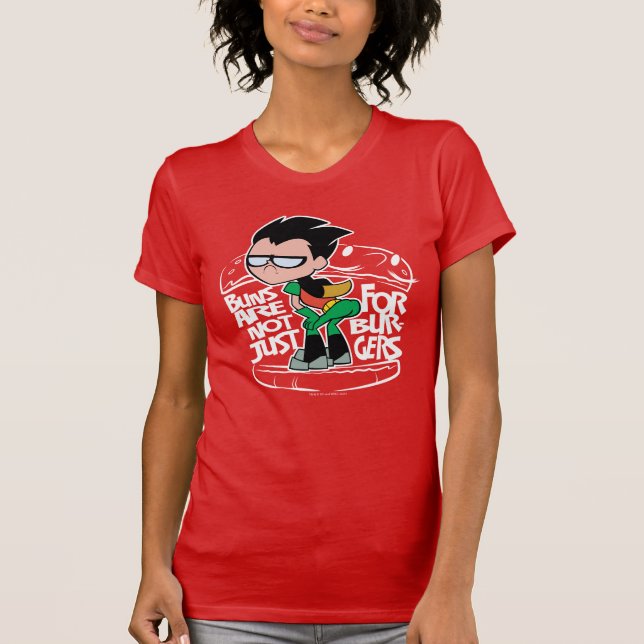 T-shirt Teen Titans Go! | Robin Booty Scooty Buns (Frente)