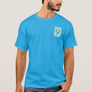 T-shirt Tela Personalizada Anjo da Fita de Consciência do