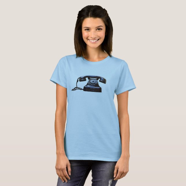 T-shirt Telefone Antigo (Frente Completa)