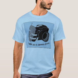 T-shirt Telefone da câmera