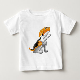 T-shirt telescópio do cão