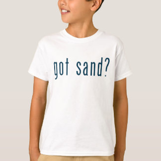T-shirt tem areia
