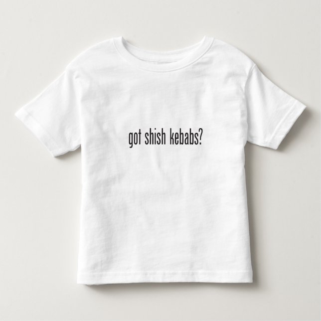 T-shirt tem kebabs brilhantes (Frente)