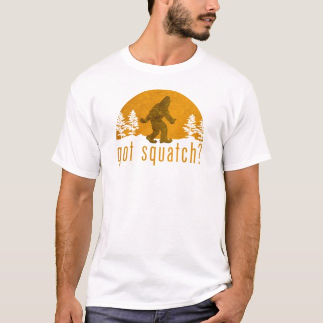 T-shirt Tem o Squatch? Vintage (Frente)