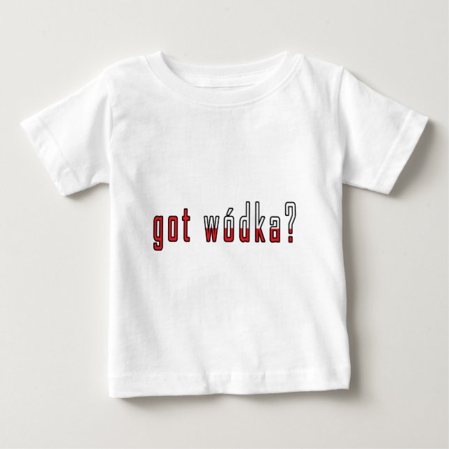T-shirt tem wodka? Bandeira (Frente)