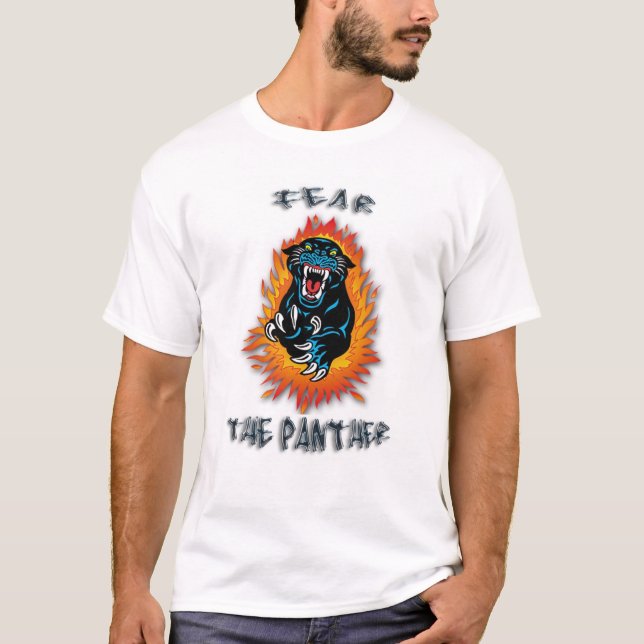 T-shirt Tema a pantera (Frente)