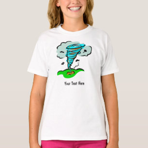 T-shirt Tempestade Chaser Tornado Twister Meteorologia Cli
