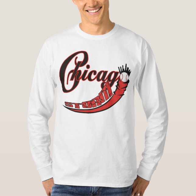 T-shirt tempestade de Chicago (Frente)
