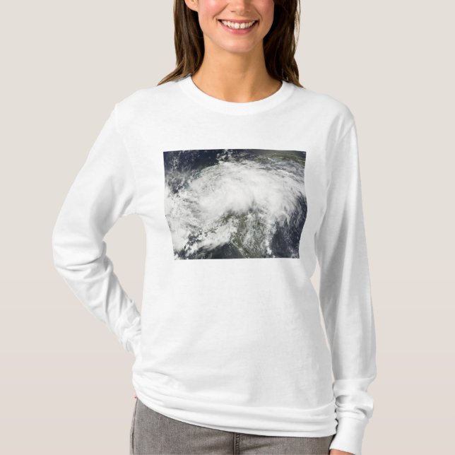 T-shirt Tempestade tropical Arthur (Frente)