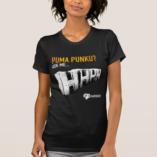 T-shirt Templo de Punku do puma (Frente)