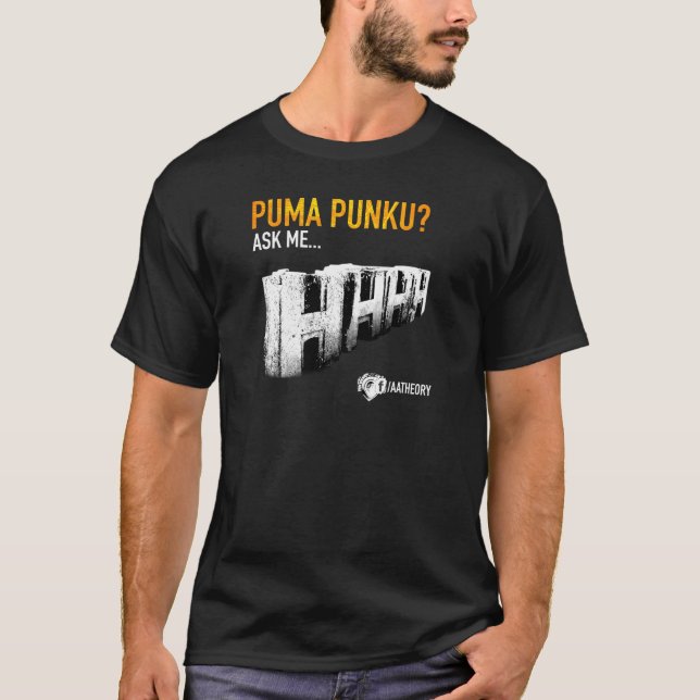 T-shirt Templo de Punku do puma (Frente)