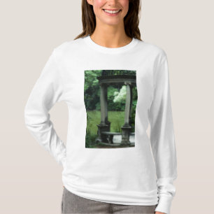 T-shirt Templo do amor nos jardins velhos de Westbury