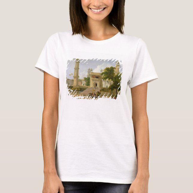 T-shirt Templo Indiano, dito ser a Mesquita de Abo-ul-Nab (Frente)