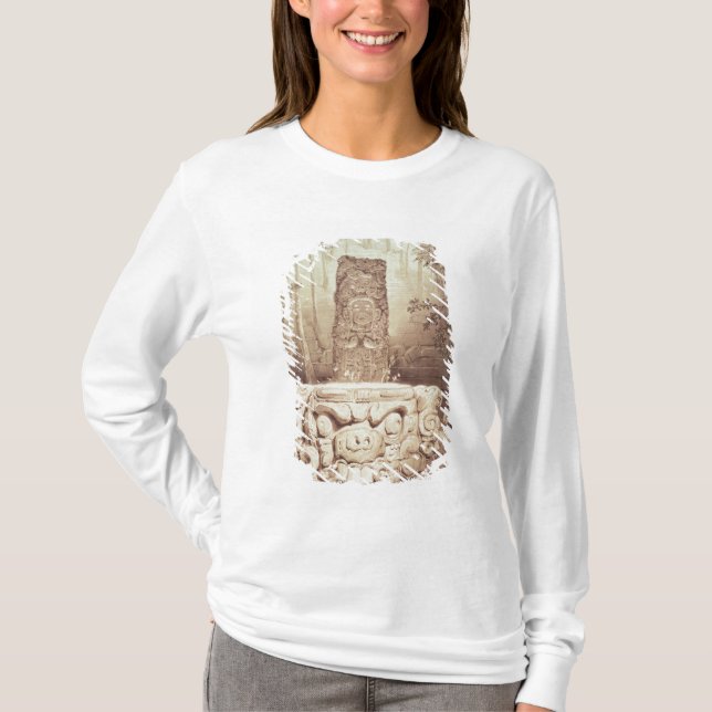 T-shirt Templo maia, Honduras (Frente)