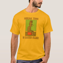 T-shirt Tempo da ruptura na Ilha de Páscoa