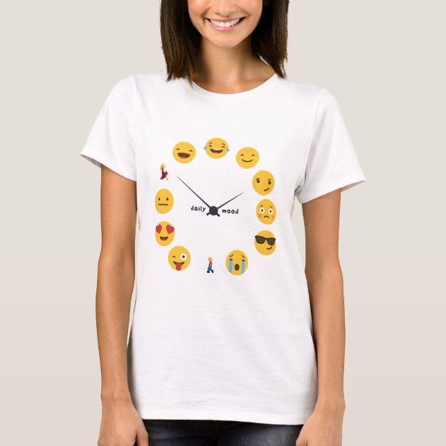T-shirt Tempo de Emoji (Frente)