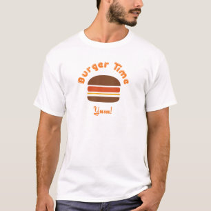 T-shirt Tempo do hamburguer