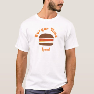 T-shirt Tempo do hamburguer