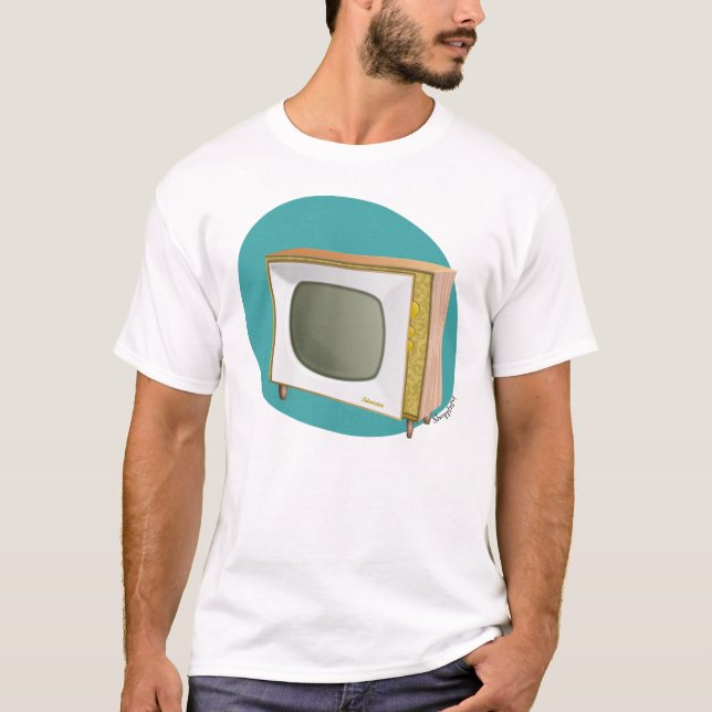 T-shirt Tempo retro da tevê! (Frente)