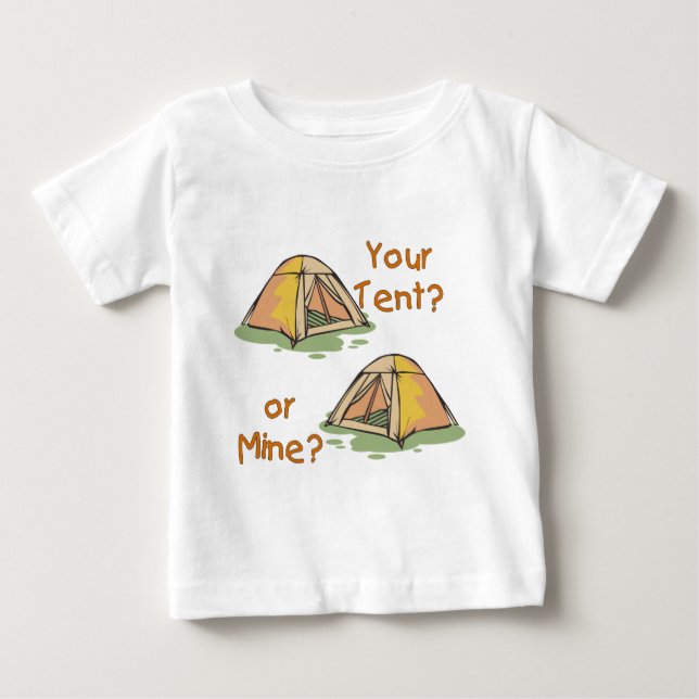 T-shirt Tendas de acampamento (Frente)