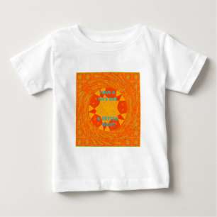 T-shirt Tenha um belo dia e um melhor Design vermelho notu