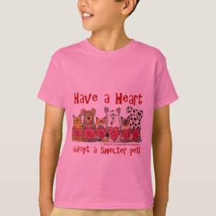 T-shirt Tenha um coração