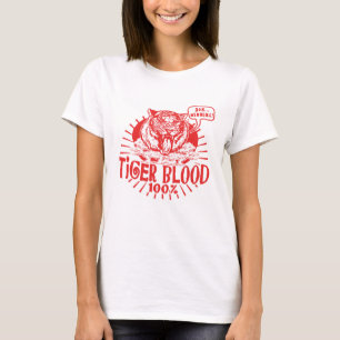 T-shirt Tenho sangue Tiger