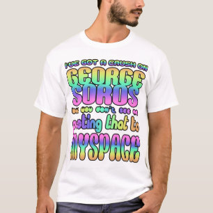 T-shirt Tenho uma queda por George Soros!
