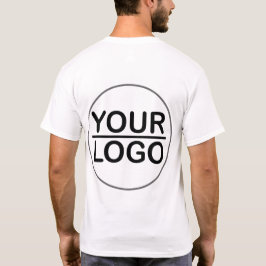 T-shirt tênis de mesa com logotipo na parte trasei