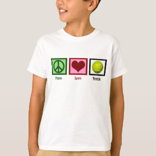 T-shirt Tênis do amor da paz