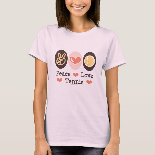 T-shirt Tênis do Peace Love (Frente)