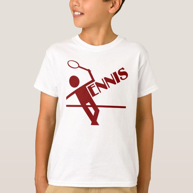 T-shirt TÊNIS - escolha estilo e cor, personalize (Frente)