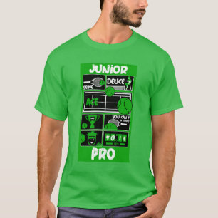 T-Shirt Tênis Jovens Rapazes