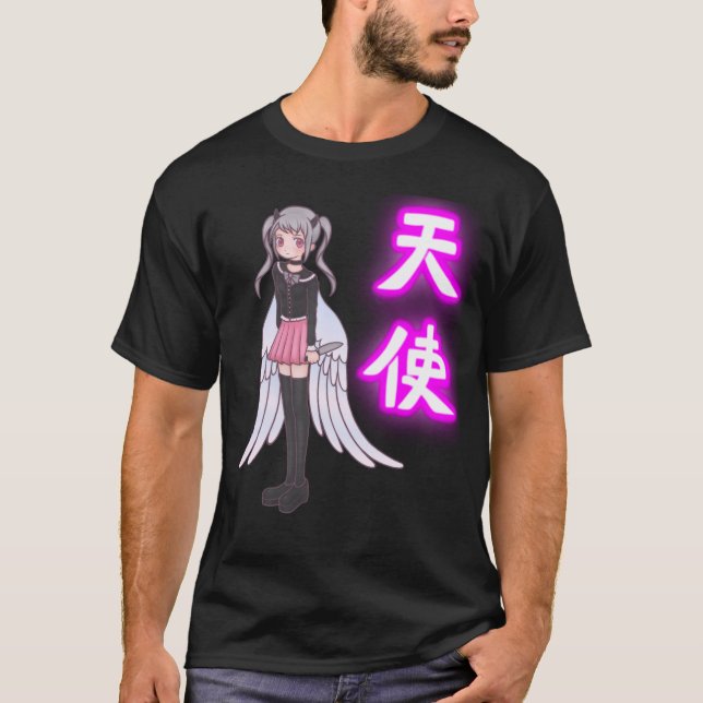 T-Shirt TENSHI Angel Anime Jiraikei (Frente)