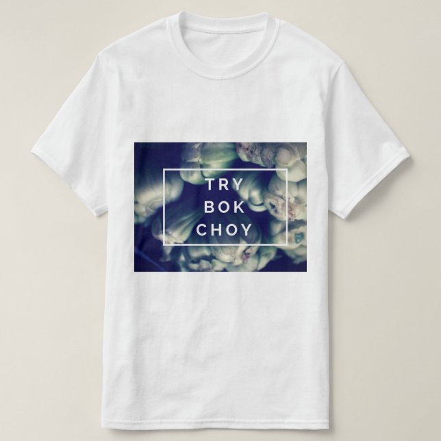 T-shirt Tentativa Bok Choy (Frente do Design)