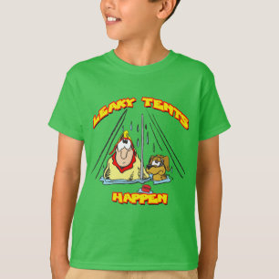 T-shirt Tents De Camping-Leaky