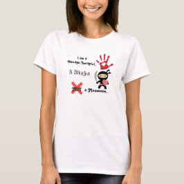 T-shirt Terapeuta da massagem