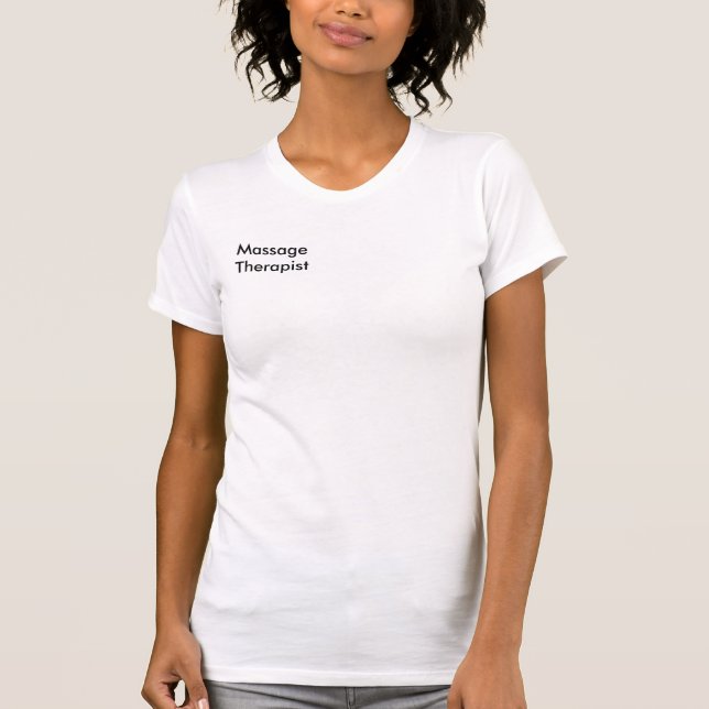 T-shirt Terapia da massagem (Frente)