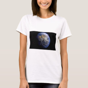 T-shirt Terra Azul do Espaço Inspiracional