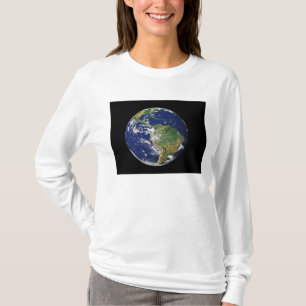 T-shirt Terra completa que mostra Ámérica do Sul
