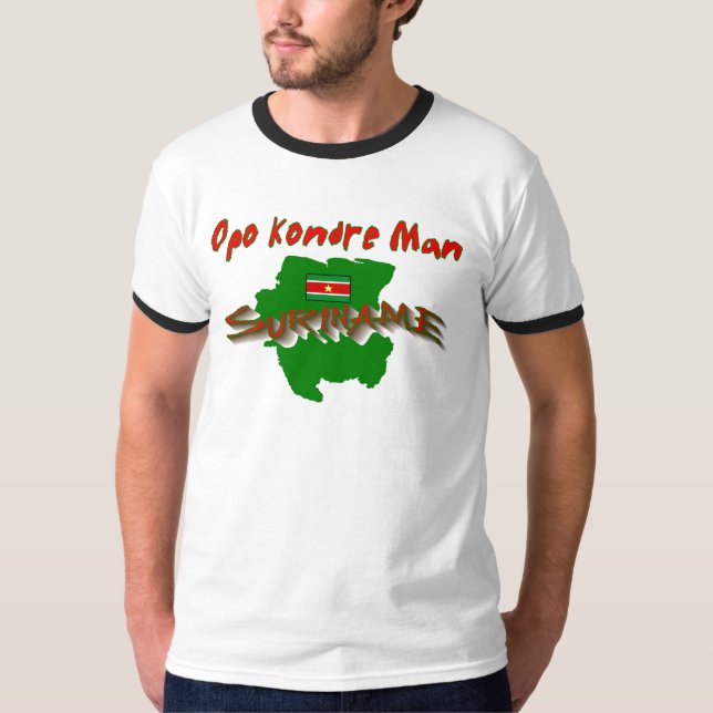 T-shirt Terra de Suriname (Frente)