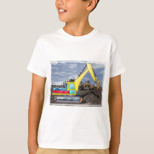 T-shirt Terra movente do motor da terra
