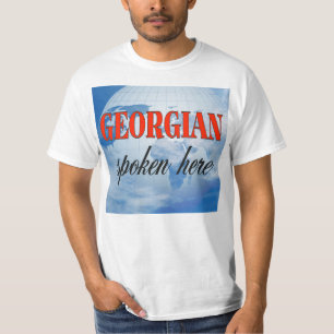 T-shirt Terra nebulosa aqui falada Georgian