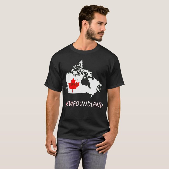T-shirt Terra Nova personaliza a província de Canadá (Frente Completa)
