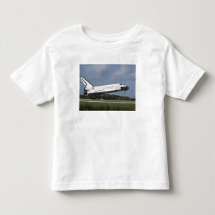 T-shirt Terras da descoberta do vaivém espacial na pista